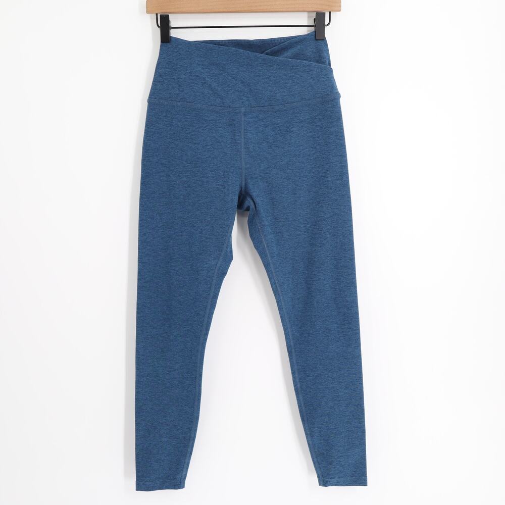Beyond Yoga M Spacedye At Your Leisure High Waisted Midi Legging Blue 24 Inseam